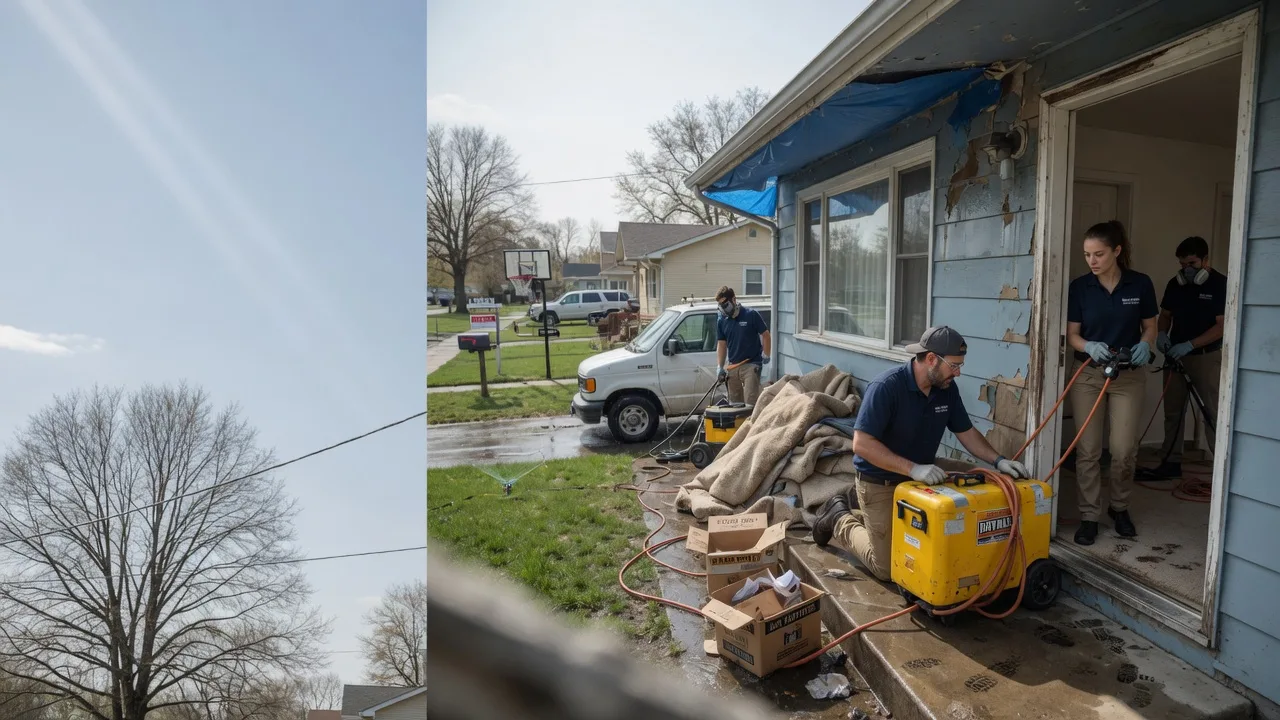 Basement Flood Cleanup in Richview, IL near me